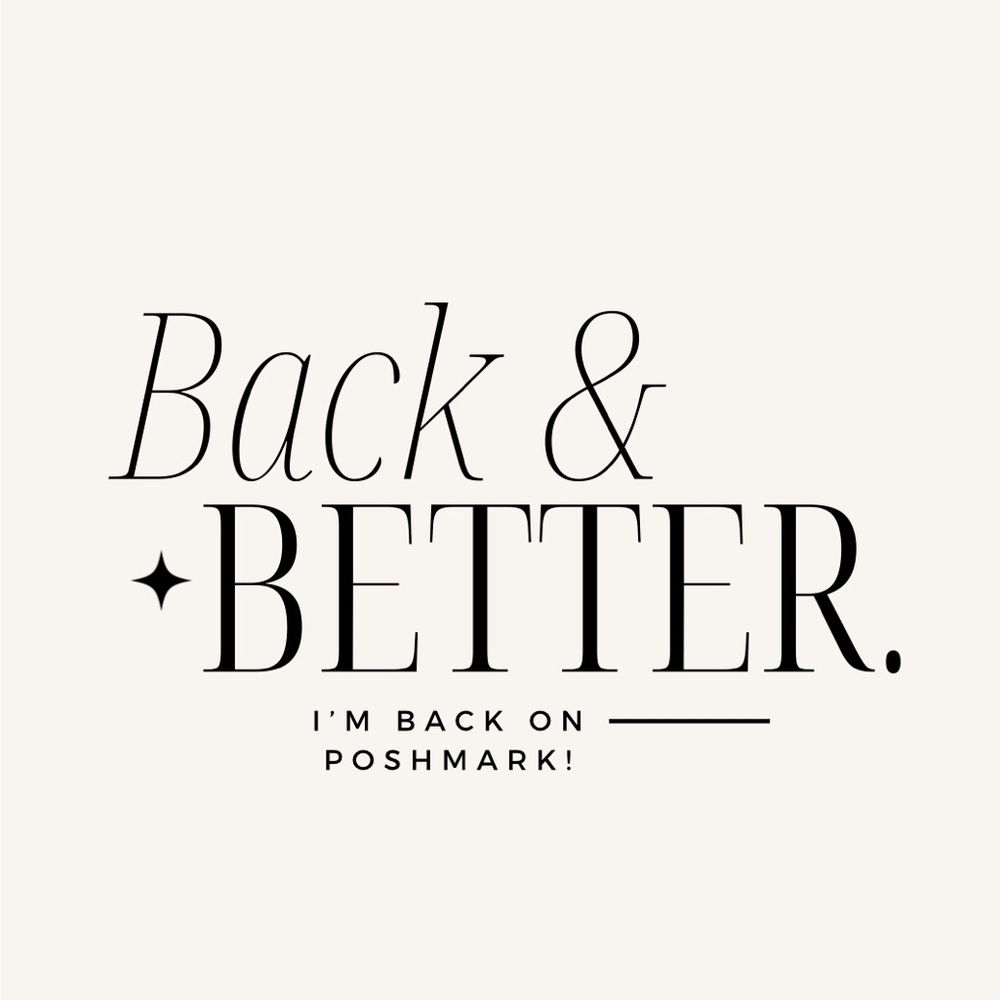 I’m back on Poshmark!